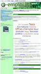 Mobile Screenshot of e-emploi.be